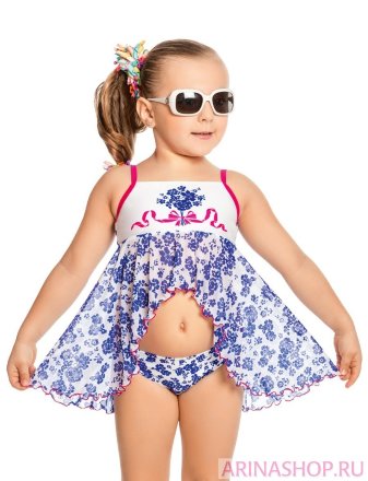 Плавки+платье пляжное для девочек GPQ 021701