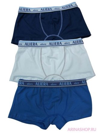 Трусы боксеры для мальчиков Aliera 7.4 темно-синие