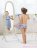Пляжный комплект для девочек(платье+плавки) серия Snow queen