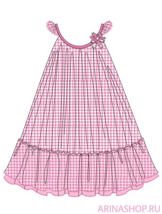 Пляжное платье для девочек + сумочка серия Bubble baby