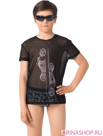 Комплект плавки-шортики для мальчиков с футболкой